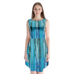 Line Tie Dye Green Kaleidoscope Opaque Color Sleeveless Chiffon Dress   by Mariart