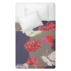 Original Butterfly Carnation Duvet Cover Double Side (single Size)