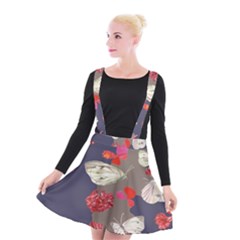 Original Butterfly Carnation Suspender Skater Skirt