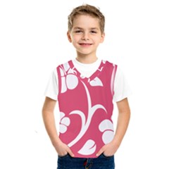 Pink Hawaiian Flower White Kids  Sportswear by Mariart