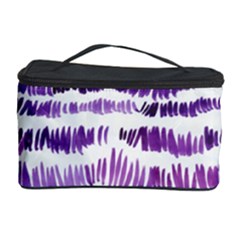 Original Feather Opaque Color Purple Cosmetic Storage Case by Mariart