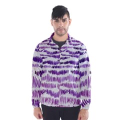 Original Feather Opaque Color Purple Wind Breaker (men) by Mariart