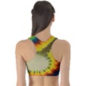 Red Blue Yellow Green Medium Rainbow Tie Dye Kaleidoscope Opaque Color Sports Bra View2