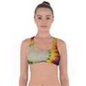 Red Blue Yellow Green Medium Rainbow Tie Dye Kaleidoscope Opaque Color Got No Strings Sports Bra View1