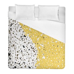 Spot Polka Dots Orange Black Duvet Cover (full/ Double Size)