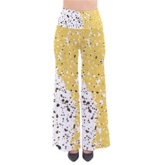 Spot Polka Dots Orange Black Pants by Mariart