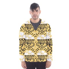 Trophy Beers Glass Drink Hooded Wind Breaker (men)