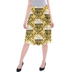 Trophy Beers Glass Drink Midi Beach Skirt