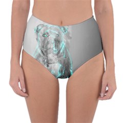 Dog Reversible High-waist Bikini Bottoms