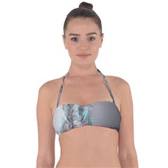 Dog Halter Bandeau Bikini Top