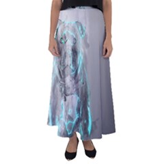 Dog Flared Maxi Skirt by NSAsStore