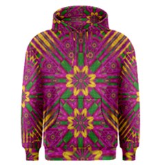 Feather Stars Mandala Pop Art Men s Pullover Hoodie by pepitasart