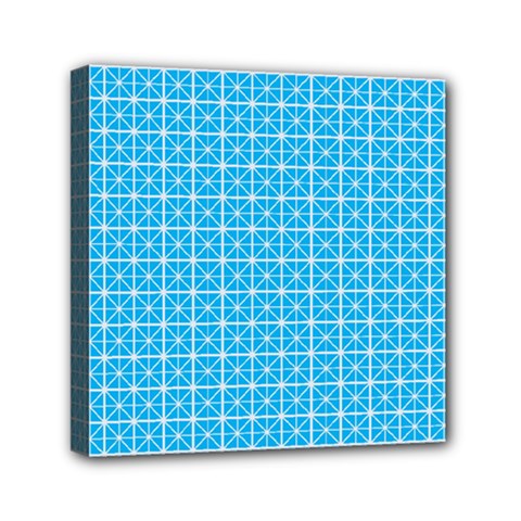 Simple Rectangular Pattern Mini Canvas 6  X 6  by berwies