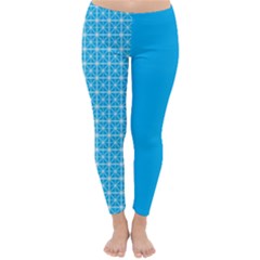 Simple Rectangular Pattern Classic Winter Leggings