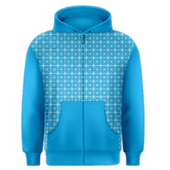 Simple Rectangular Pattern Men s Zipper Hoodie by berwies