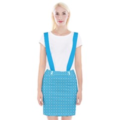 Simple Rectangular Pattern Braces Suspender Skirt