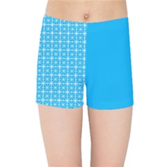 Simple Rectangular Pattern Kids Sports Shorts