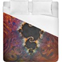 The Eye Of Julia, A Rainbow Fractal Paint Swirl Duvet Cover (King Size) View1