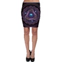 Beautiful Turquoise and Amethyst Fractal Jewelry Bodycon Skirt View1