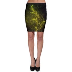 Beautiful Emerald Fairy Ferns In A Fractal Forest Bodycon Skirt by jayaprime