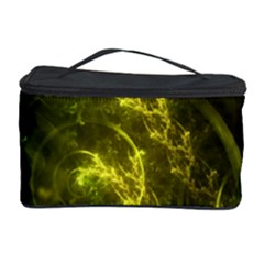 Beautiful Emerald Fairy Ferns In A Fractal Forest Cosmetic Storage Case by jayaprime