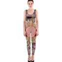 Pastel Pearl Lotus Garden of Fractal Dahlia Flowers OnePiece Catsuit View1