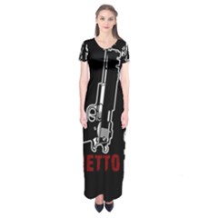 Absolute Ghetto Short Sleeve Maxi Dress by Valentinaart