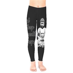 Eat, Sleep, Meditate, Repeat  Kids  Leggings 