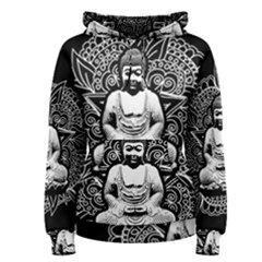 Ornate Buddha Women s Pullover Hoodie by Valentinaart