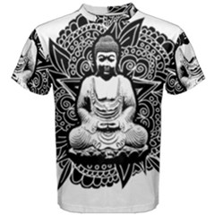 Ornate Buddha Men s Cotton Tee by Valentinaart