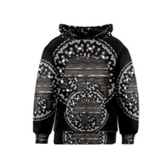 Ornate Mandala Elephant  Kids  Pullover Hoodie by Valentinaart