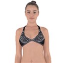 Ornate mandala elephant  Halter Neck Bikini Top View1