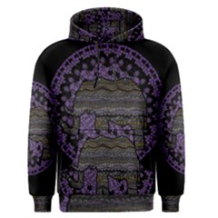 Ornate Mandala Elephant  Men s Pullover Hoodie by Valentinaart