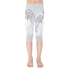 Beautiful Dolphin, Mandala Design Kids  Capri Leggings 