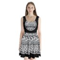 Ornate mandala elephant  Split Back Mini Dress  View1