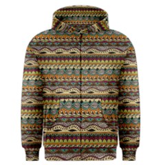 Aztec Pattern Men s Zipper Hoodie by BangZart