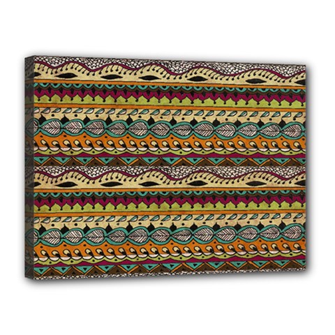 Aztec Pattern Canvas 16  X 12  by BangZart