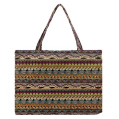 Aztec Pattern Medium Zipper Tote Bag by BangZart