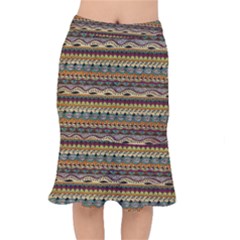 Aztec Pattern Mermaid Skirt by BangZart