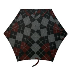 Wool Texture With Great Pattern Mini Folding Umbrellas by BangZart