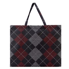 Wool Texture With Great Pattern Zipper Large Tote Bag by BangZart