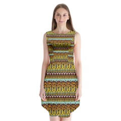 Bohemian Fabric Pattern Sleeveless Chiffon Dress   by BangZart