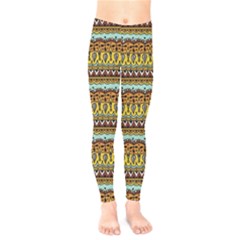 Bohemian Fabric Pattern Kids  Leggings 