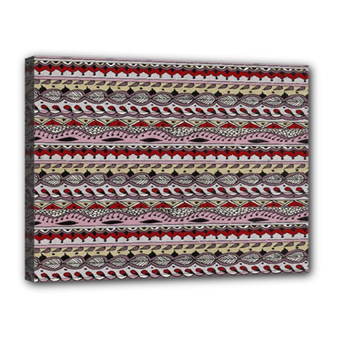 Aztec Pattern Patterns Canvas 16  X 12  by BangZart