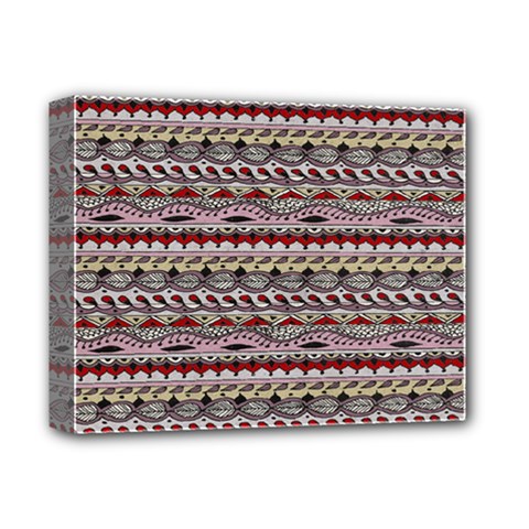 Aztec Pattern Patterns Deluxe Canvas 14  X 11  by BangZart