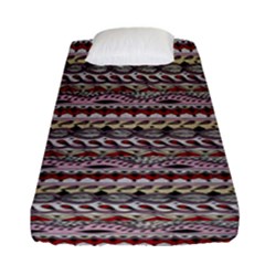 Aztec Pattern Patterns Fitted Sheet (single Size) by BangZart