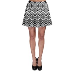 Aztec Design  Pattern Skater Skirt