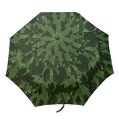 Camouflage Green Army Texture Folding Umbrellas by BangZart