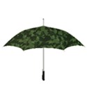 Camouflage Green Army Texture Straight Umbrellas View3