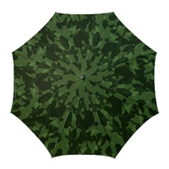 Camouflage Green Army Texture Golf Umbrellas by BangZart